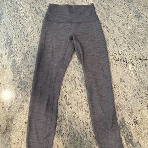 Lululemon Fast and Free High-Rise Fleece Crop 23" - Size 4